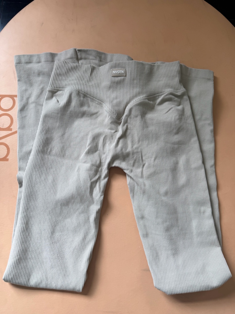 NVGTN Ribbed High-Waist Leggings